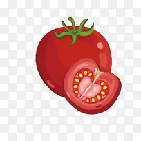 番茄卡通蔬菜-卡通番茄