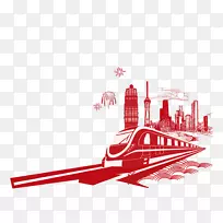 铁路运输高速铁路列车和高层建筑