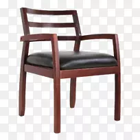 桌椅，躺椅，家具，办公椅-材料桃花心木背办公椅