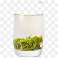 龙井茶，绿茶，龙舌兰汤，生姜茶-一杯绿茶