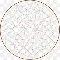 几何圆角对称-窗口的简单几何线