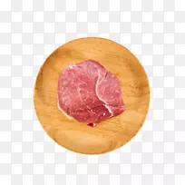 熏火腿盲肠肉-有机猪瘦肉产品真图
