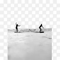 冲浪冲浪板文化风浪极限运动-两波巨浪
