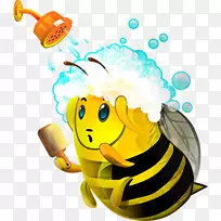 蜜蜂下载预览图标-拿一只小蜜蜂