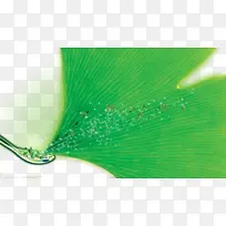 分子绿色广告-洗发水广告分子元素