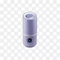 紫色圆筒-微型加湿器