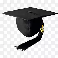学生教育博士学位毕业典礼学士学位-黑色学士帽