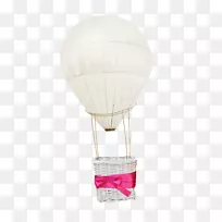 热气球-粉红色热气球