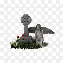 李小龙雕像，天使雕塑，艺术创作，美丽的石头翅膀