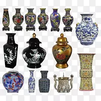花瓶纹理古董花瓶
