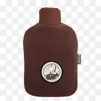 购物袋纸袋棕色热水瓶