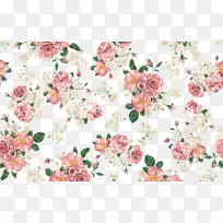 粉红色花朵玫瑰粉红色花朵墙纸古典玫瑰和牡丹样图案