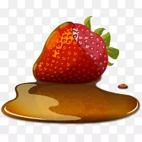 明胶甜品水果保存草莓erdbeerkonifxfcre-草莓果酱载体