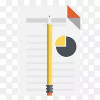 纸书信字母铅笔材料
