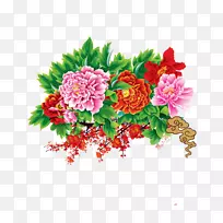 牡丹花园玫瑰墙纸-绚丽的牡丹花