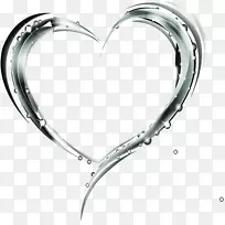 滴水花-爱情手绘银水滴