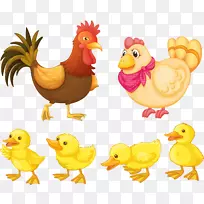 鸡夹艺术-鸡宝宝家庭