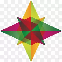 三角形几何-彩色抽象几何元素