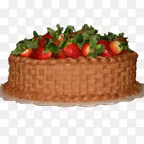 巧克力蛋糕草莓奶油蛋糕短蛋糕包装袋-草莓