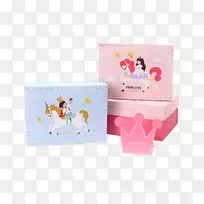 礼品盒包装及标签纸袋天猫卡通公主包装盒