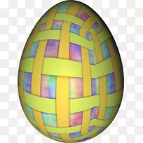 球体对称复活节图案-彩蛋