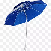 蓝色伞设计师-蓝色雨伞