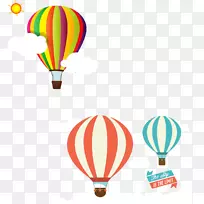 热气球夹艺术.热气球漂浮