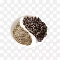 黑胡椒调味料Pieprz biau0142 y欧洲料理-免费拉胡椒片