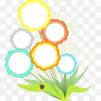 信息图形花卉植物-ppt花卉元素