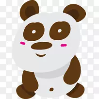 大熊猫熊-熊猫卡通载体