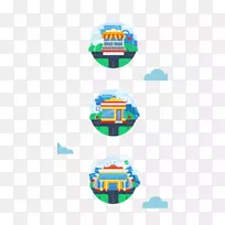 悉尼歌剧院标志性建筑-平面地标