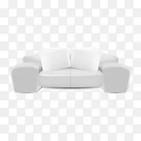 桌椅式样-白色沙发样式