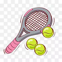 网球拍插图.网球拍