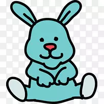 兔夹艺术-卡通小兔