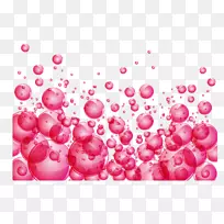 泡泡粉红剪贴画-粉红色梦泡泡