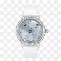 布兰卡手表并发症女性计时表蓝色钻石手表女性观看布兰卡手表