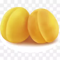 黄色商品水果-桃载体