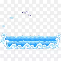 动画-蓝色海浪
