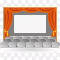 电影院窗帘和舞台窗帘-正式座位剧院窗帘图案