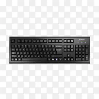电脑键盘电脑鼠标dell ps/2端口无线键盘-a4，科技黑键盘