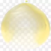 黄色照明-橙色气球