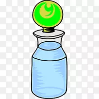 香奈儿香水剪贴画手绘香水瓶