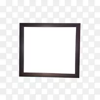 窗框面积图案-产品黑色框架平板灯