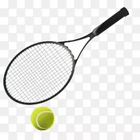 网球拍运动器材球绿网球