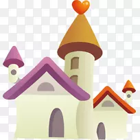 素描城堡建筑