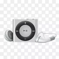 ipod Shufoipod纳米ipod经典苹果png媒体播放器-mp3耳机加上