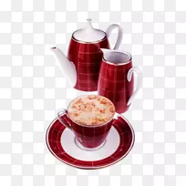 咖啡卡布奇诺浓缩咖啡茶壁纸-红茶杯