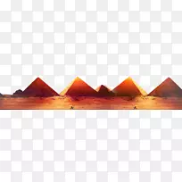 热三角电脑墙纸-金字塔
