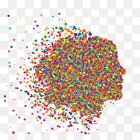 安大略省教师联合会亨廷顿病神经变性-彩色点的组合