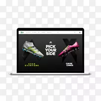 广告设计师下载-鞋广告屏幕笔记本电脑